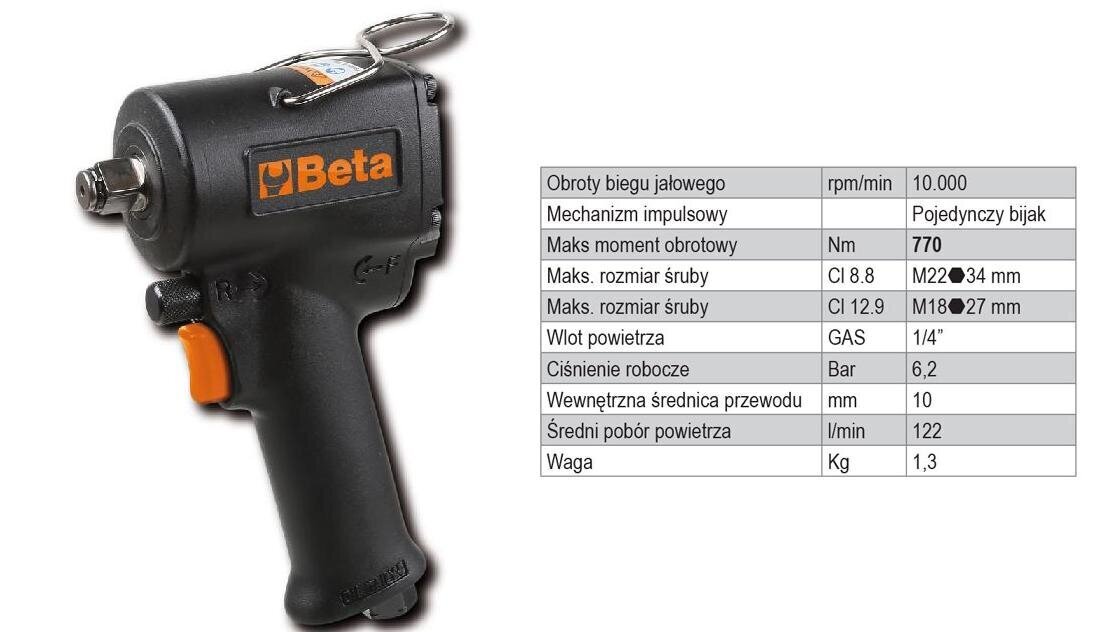 Pneumaattinen iskevä avain Beta 1927XM hinta ja tiedot | Akkuporakoneet ja ruuvinvääntimet | hobbyhall.fi