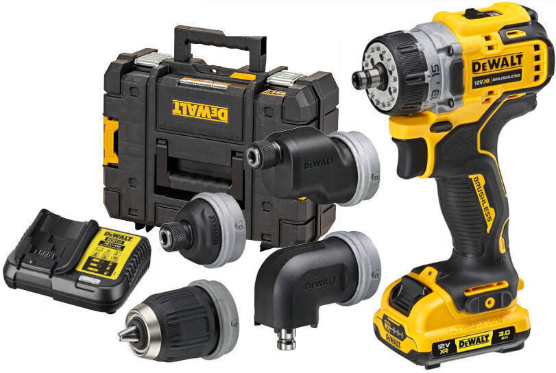 Akkuporakone DeWalt DCD703L2T, akulla ja laturilla hinta ja tiedot | Akkuporakoneet ja ruuvinvääntimet | hobbyhall.fi