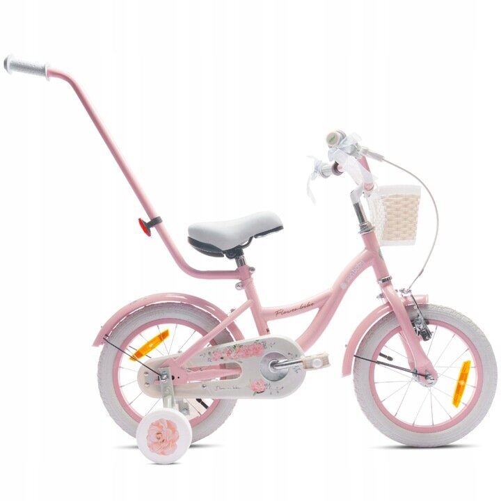 Lasten polkupyörä Sun Baby Flower 14", pinkki hinta ja tiedot | Polkupyörät | hobbyhall.fi