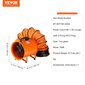 Rakennusilmaohjus Vevor, 900W, 2850 rpm, 8792 m³/h hinta ja tiedot | Tuulettimet | hobbyhall.fi