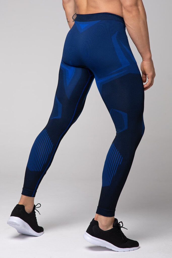 Miesten leggingsit Spaio Confidence (musta/sininen) hinta ja tiedot | Miesten kerrastot | hobbyhall.fi