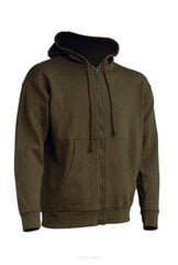 Neule hupulla "Hooded" Unisex, khaki hinta ja tiedot | Cotton Mania Muoti | hobbyhall.fi