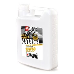 Synteettinen öljy 4-tahtimoottoreille Ipone Full Power Katana, 800354, 10W60, 4 l hinta ja tiedot | Moottoriöljyt moottoripyörille | hobbyhall.fi