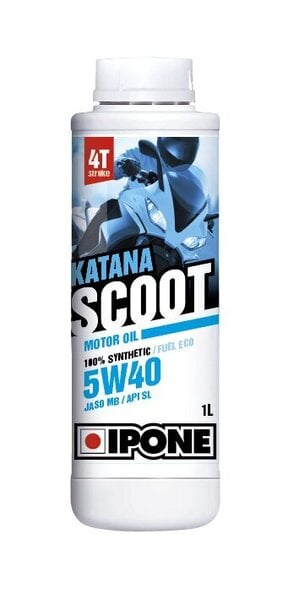 Synteettinen öljy 4-tahtimoottoreille Ipone Katana Scoot 5W40, 800381, 1 l