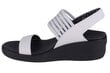 Naisten sandaalit Skechers Arch Fit Rumble - Modernistinen 119340-WHT 60712-H, valkoinen hinta ja tiedot | Naisten avokkaat ja sandaalit | hobbyhall.fi