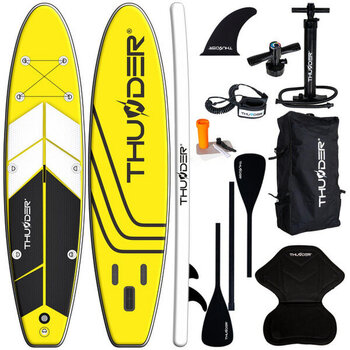 Ilmatäytteinen SUP-lauta, Thunder Coast Yellow 320 hinta ja tiedot | SUP-laudat | hobbyhall.fi