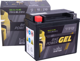 Moottoripyörien akku ehjä Battery-Power Gel YTX12-BS 12V 10Ah c20 210A hinta ja tiedot | Moottoripyörien akut | hobbyhall.fi