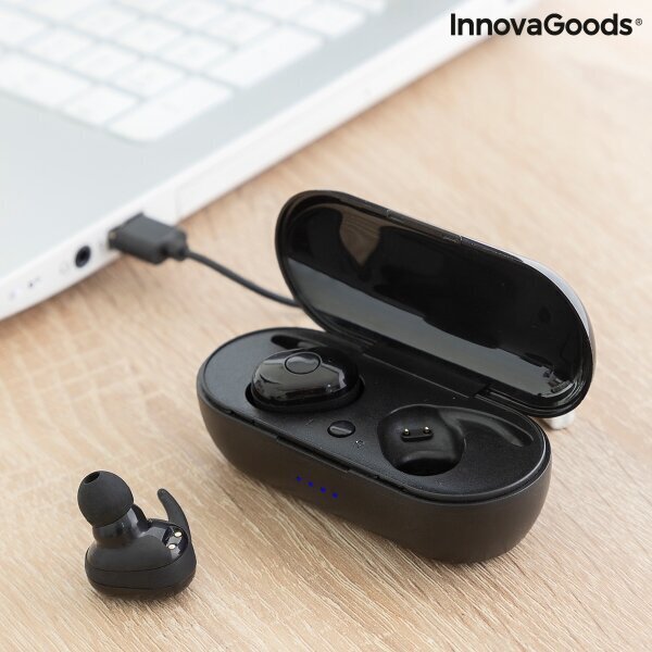 InnovaGoods eBeats, black hinta ja tiedot | Kuulokkeet | hobbyhall.fi