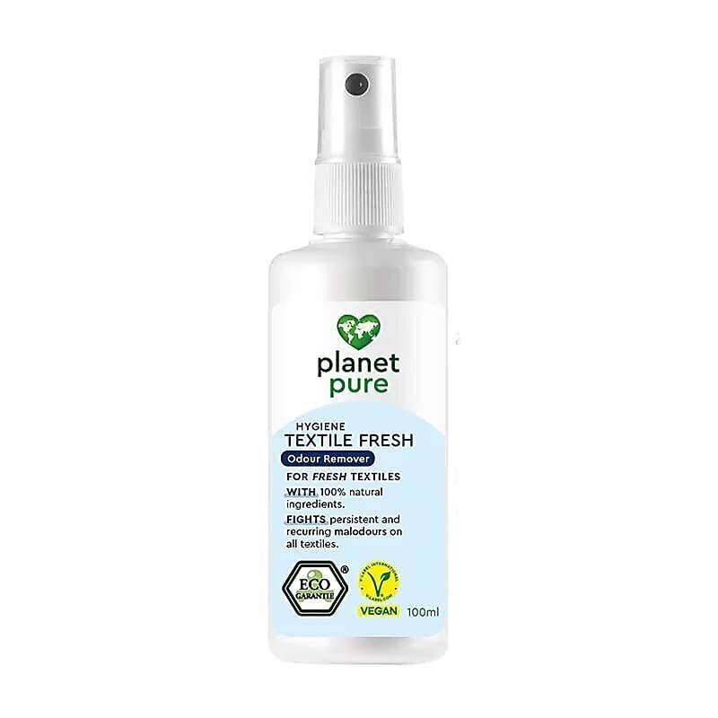 Hygieeninen tekstiilideodoranttisuihke pyykinpesuun, Planet Pure, 100ml hinta ja tiedot | Pyykinpesuaineet | hobbyhall.fi