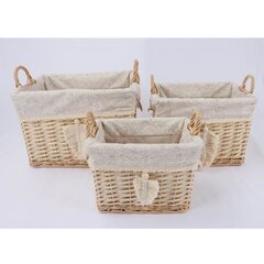 WILLI TASSEL kori 29x19x22cm hinta ja tiedot | Kylpyhuoneen sisustus | hobbyhall.fi