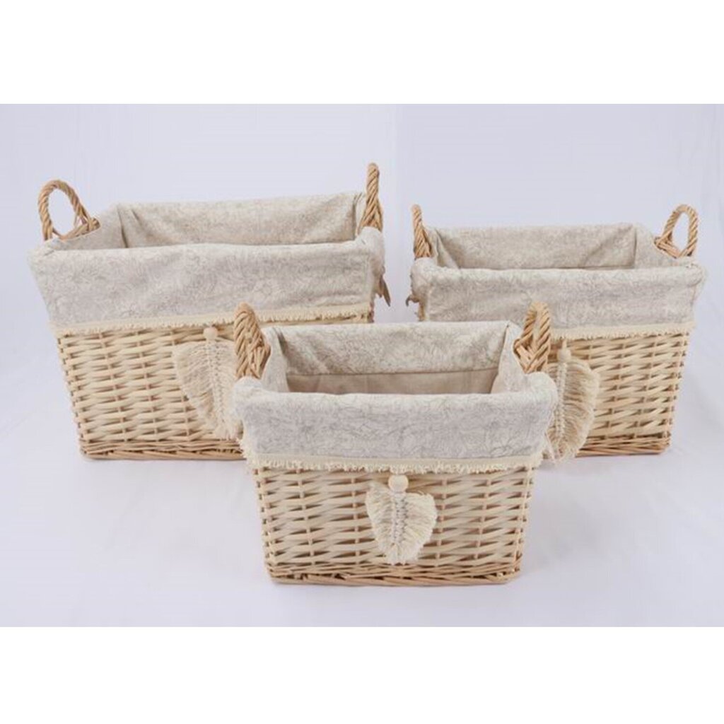 WILLI TASSEL kori 29x19x22cm hinta ja tiedot | Kylpyhuoneen sisustus | hobbyhall.fi