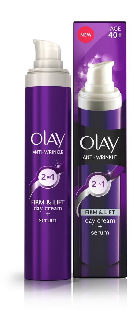 Olay Anti-Wrinkle Firm and Lift 2 in 1 -päivävoide, 50ml hinta ja tiedot | Kasvovoiteet | hobbyhall.fi