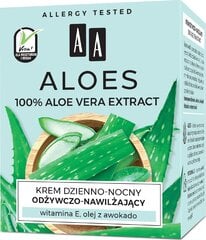 Kasvovoide AA Aloes, ravitseva ja kosteuttava, 50 ml hinta ja tiedot | Kasvovoiteet | hobbyhall.fi