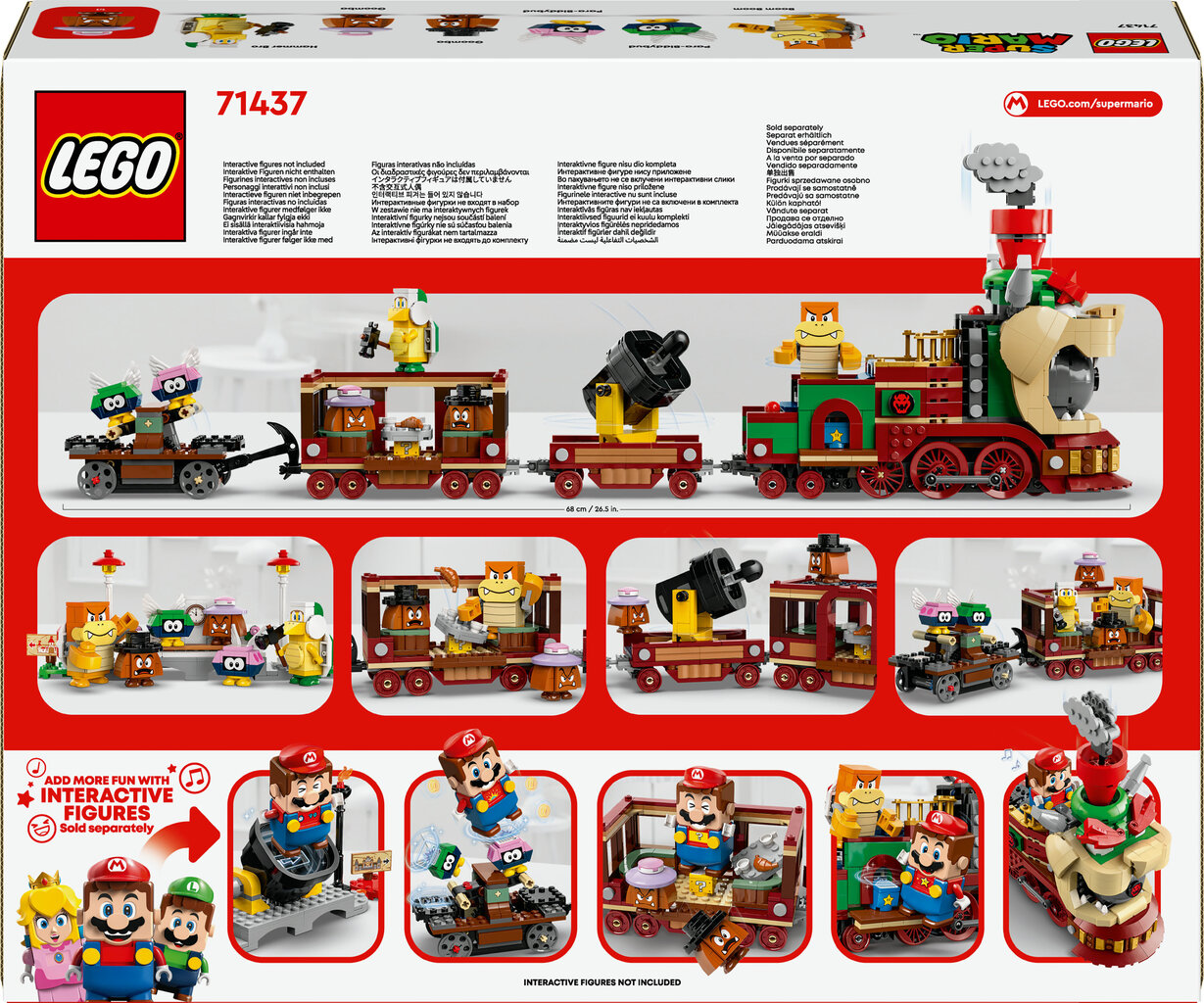 71437 LEGO® Super Mario Bowser Express hinta ja tiedot | LEGOT ja rakennuslelut | hobbyhall.fi