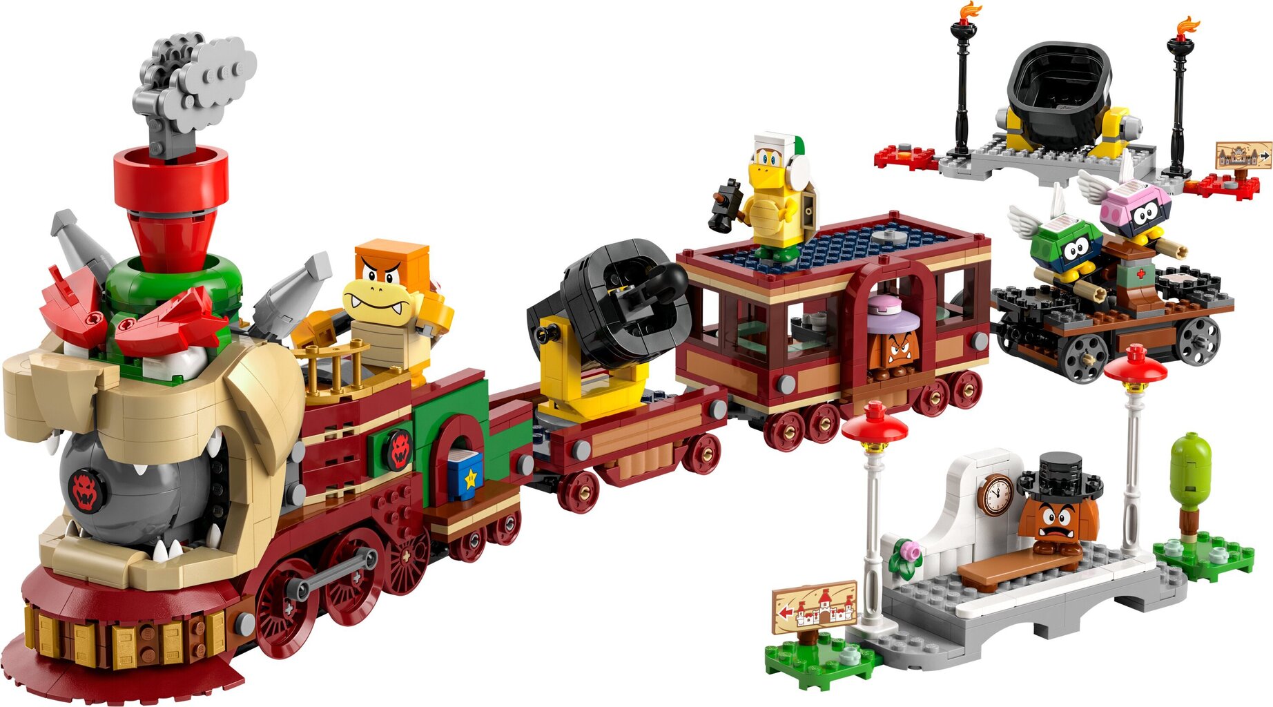 71437 LEGO® Super Mario Bowser Express hinta ja tiedot | LEGOT ja rakennuslelut | hobbyhall.fi