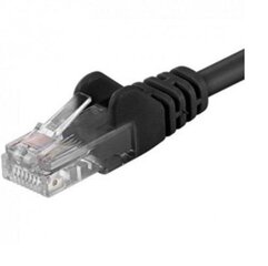 Patchcord UTP RJ45-RJ45 Cat.5e 2m, negru, "UTP-5E-2-BK" (väriväri 0,08 lei) hinta ja tiedot | Kaapelit ja adapterit | hobbyhall.fi