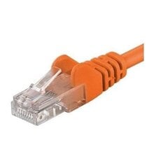 Patchcord UTP RJ45-RJ45 Cat.5e 0,25 m, portocaliu, "UTP-5E-0,25-O" (väriväri 0,08 lei) hinta ja tiedot | Kaapelit ja adapterit | hobbyhall.fi