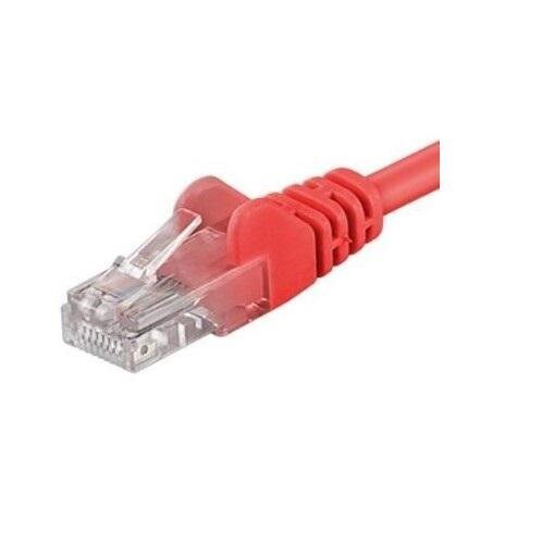 Patchcord UTP RJ45-RJ45 Cat.5e 0,25 m, rosu, "UTP-5E-0,25-R" (timbru verde 0,08 lei) hinta ja tiedot | Kaapelit ja adapterit | hobbyhall.fi