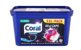 Coral Black Velvet pesukapselit, 50 kpl hinta ja tiedot | Pyykinpesuaineet | hobbyhall.fi