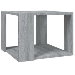 vidaXL Sohvapöytä harmaa Sonoma 40x40x30 cm tekninen puu hinta ja tiedot | Sohvapöydät | hobbyhall.fi