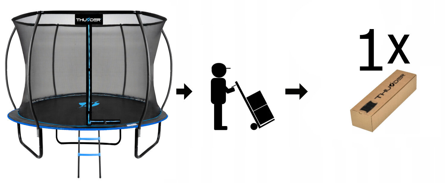 Trampoliini Thunder Inside Ultra 6Ft, 183 cm, sininen hinta ja tiedot | Trampoliinit | hobbyhall.fi