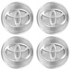 Korkit Toyota 62 mm Silver Gloss hinta ja tiedot | Lisätarvikkeet autoiluun | hobbyhall.fi