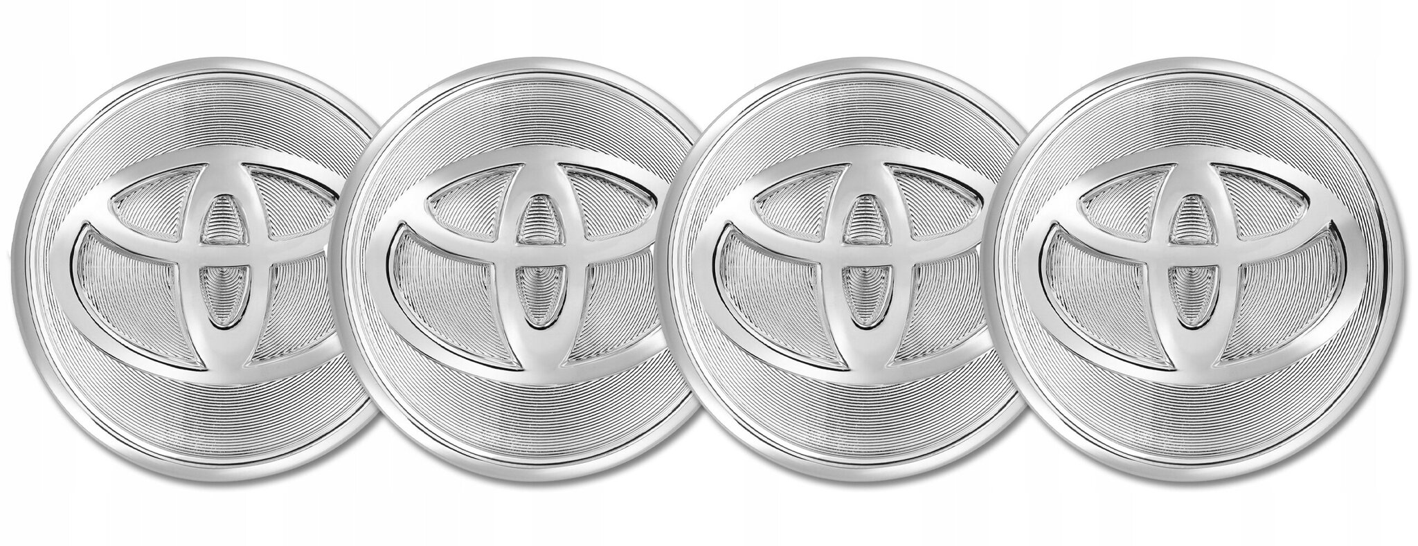 Korkit Toyota 62 mm Silver Gloss hinta ja tiedot | Lisätarvikkeet autoiluun | hobbyhall.fi