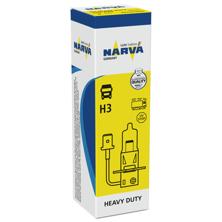 NARVA autolamppu 12V H3 55W PK22s hinta ja tiedot | Polttimot | hobbyhall.fi