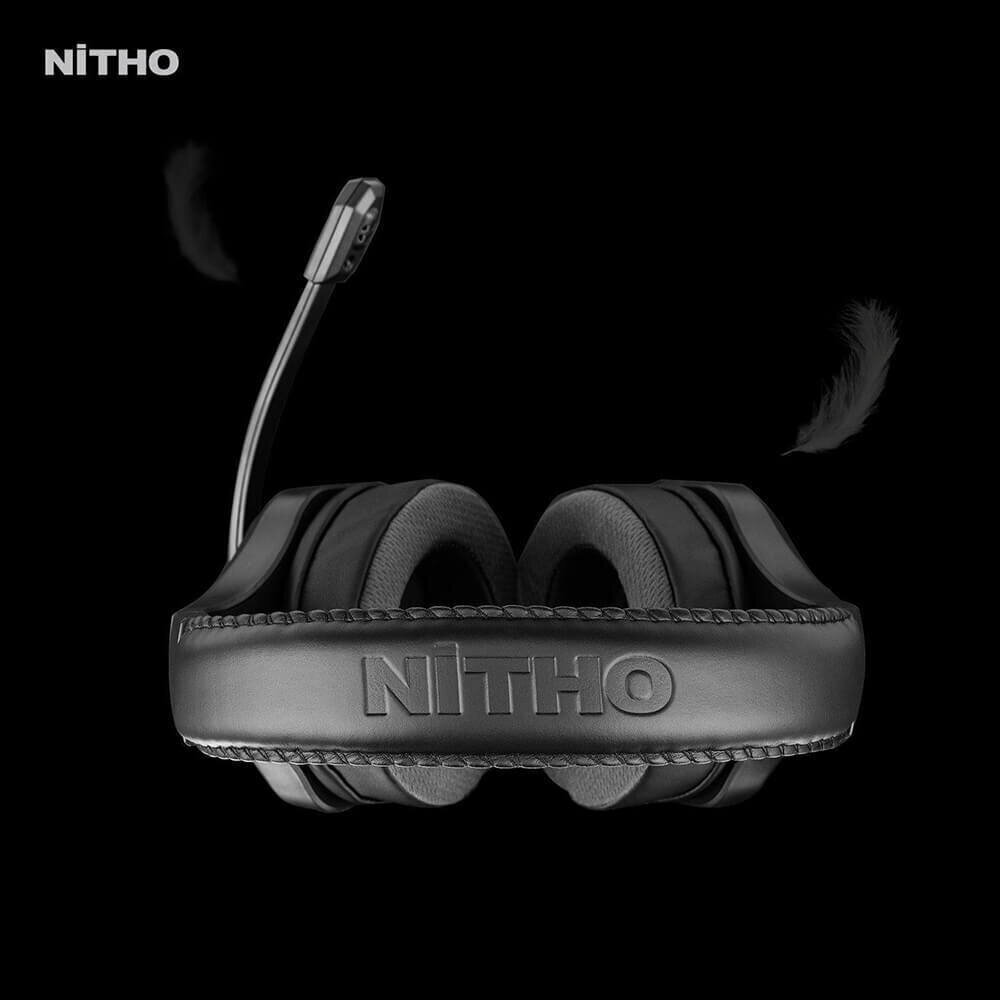 Nitho NS120S langalliset pelikuulokkeet : SND-NTXX-K hinta ja tiedot | Kuulokkeet | hobbyhall.fi