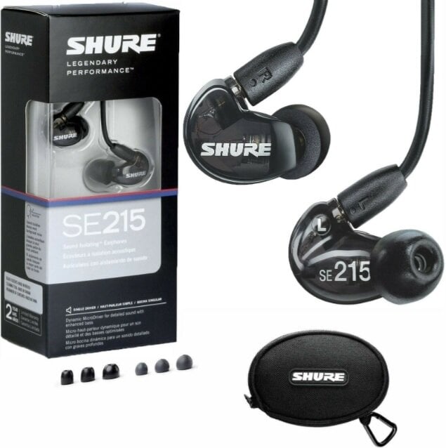 Shure SE215-K-EFS Black hinta ja tiedot | Kuulokkeet | hobbyhall.fi