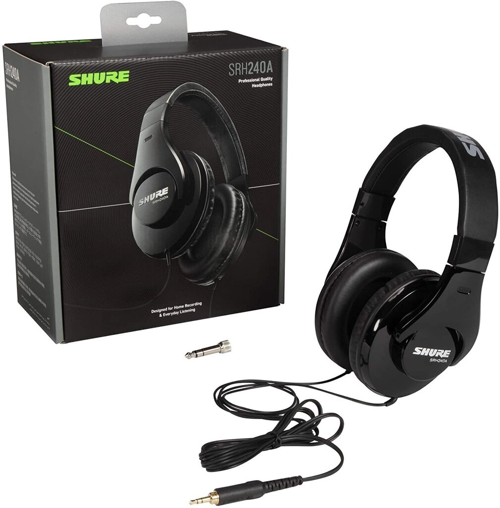 Shure SRH240A hinta ja tiedot | Kuulokkeet | hobbyhall.fi