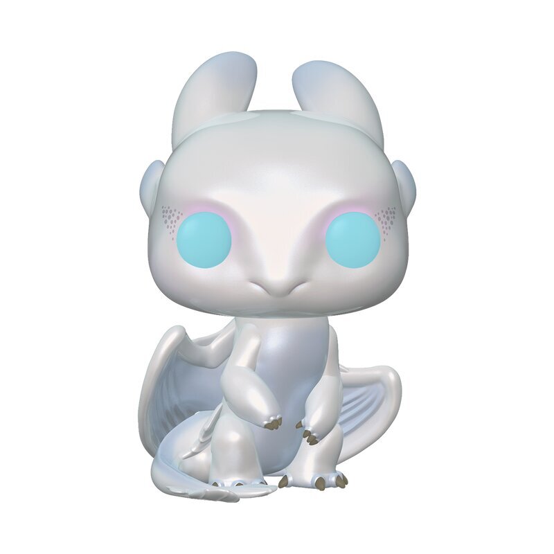 FUNKO POP! Vinyylifiguuri: Kuinka kouluttaa lohikäärmettäsi 3 - Light Fury hinta ja tiedot | Pelien oheistuotteet | hobbyhall.fi