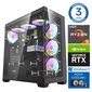 INTOP AQUA Ryzen 5 7600X 16GB DDR5 1TB SSD M.2 NVME+2TB RTX4070 12GB WIN11Pro hinta ja tiedot | Pöytätietokoneet | hobbyhall.fi