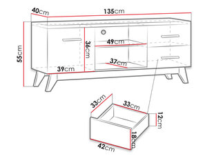 TV-taso Sven hinta ja tiedot | TV-tasot | hobbyhall.fi