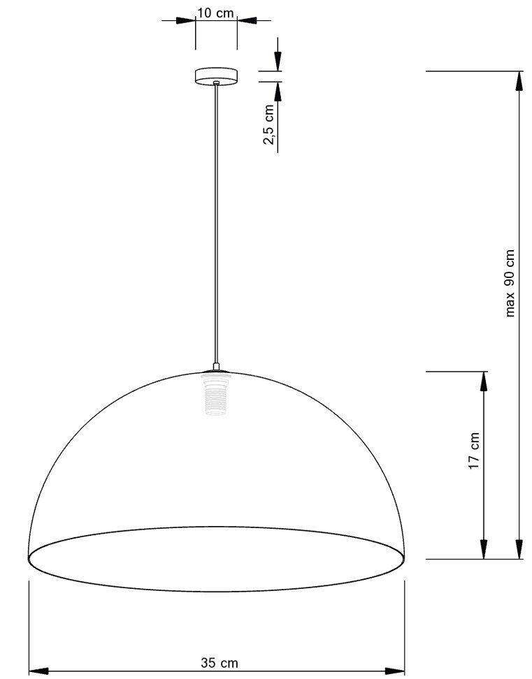 Riippuvalaisin Sfera 32292 hinta ja tiedot | Kattovalaisimet | hobbyhall.fi