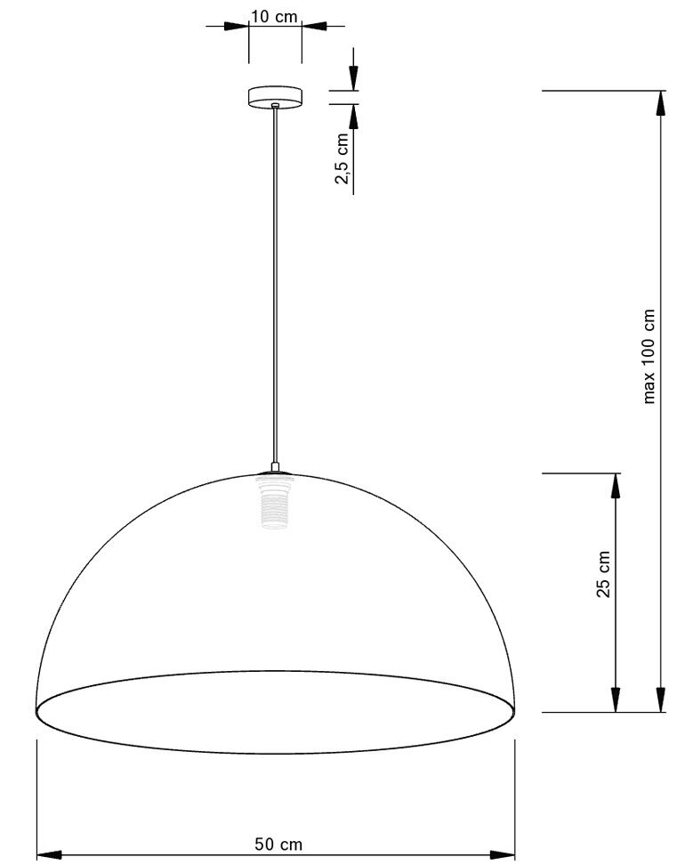 Riippuvalaisin Sfera 32293 hinta ja tiedot | Kattovalaisimet | hobbyhall.fi