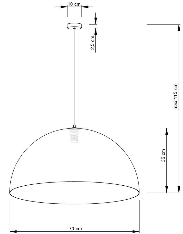 Riippuvalaisin Sfera 32294 hinta ja tiedot | Kattovalaisimet | hobbyhall.fi