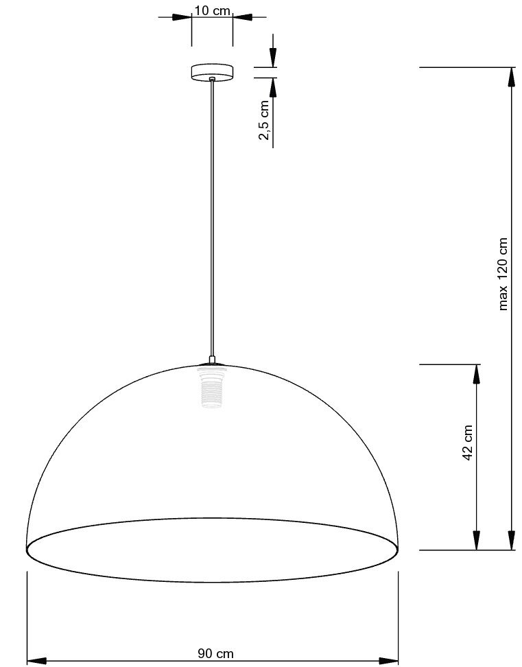 Riippuvalaisin Sfera 32295 hinta ja tiedot | Kattovalaisimet | hobbyhall.fi