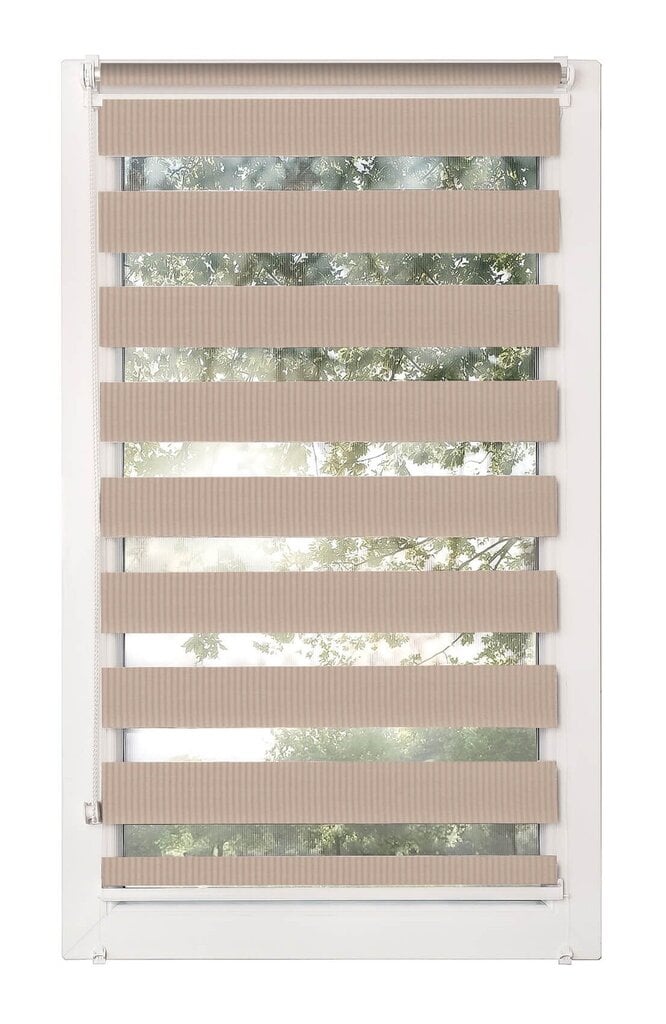 Pimennysrullaverho MINI Day-Night DN 03 BEIGE, 53x150 cm hinta ja tiedot | Rullaverhot | hobbyhall.fi