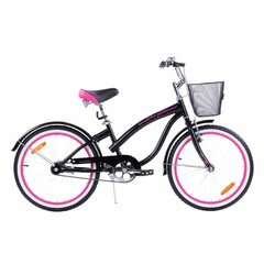 Polkupyörä TOMABIKE 18" musta pinkillä hinta ja tiedot | Polkupyörät | hobbyhall.fi