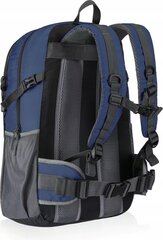 Turistireppu Hi Mountain Globe AB1069-B, 35 l, sininen hinta ja tiedot | Urheilukassit ja reput | hobbyhall.fi