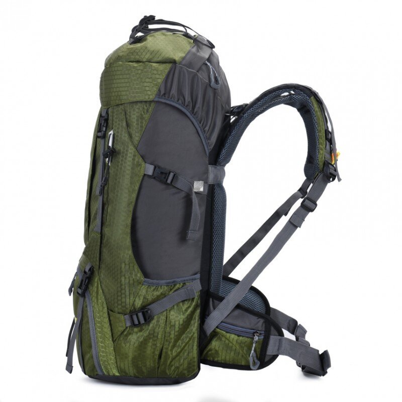 Retkeilyreppu RG Trekking 60 (50L + 10L) Khaki Green hinta ja tiedot | Urheilukassit ja reput | hobbyhall.fi