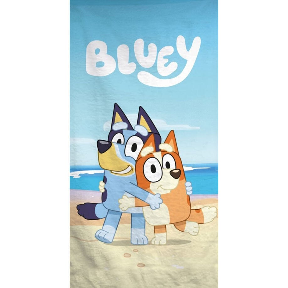 Rantapyyhe Bluey, 70x140 cm hinta ja tiedot | Pyyhkeet | hobbyhall.fi