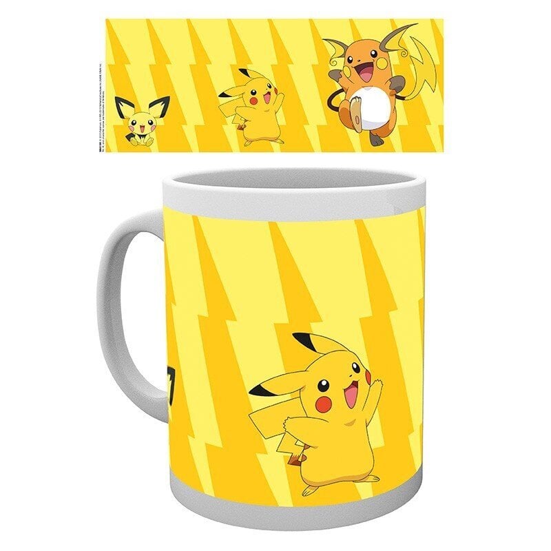 Pikachu Evolve Pokemon Mug 320 ml hinta ja tiedot | Pelien oheistuotteet | hobbyhall.fi