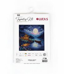 Petit Point Kit Spring Night 15x15cm SG701 Luca-S hinta ja tiedot | Kirjontatarvikkeet | hobbyhall.fi