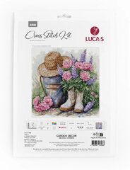 Kirjontapakkaus "Garden Decor" 29x29cm SB7036 Luca-S hinta ja tiedot | Kirjontatarvikkeet | hobbyhall.fi