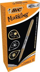 Merkkejä metallinen väri BIC, 12 kpl. hinta ja tiedot | Toimistotarvikkeet | hobbyhall.fi