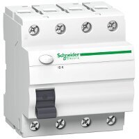 Virtavuotorele Schneider Electric Acti9 ID K, 4P 40A 30mA AC hinta ja tiedot | Kytkimet ja pistorasiat | hobbyhall.fi