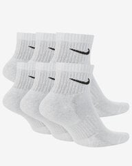 Nike Sukat U Nk Everyday Csh Ankl 6Pr White SX7669 100 hinta ja tiedot | Miesten sukat | hobbyhall.fi