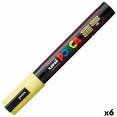 Marker Posca PC-5M Keltainen 6 kpl hinta ja tiedot | Toimistotarvikkeet | hobbyhall.fi